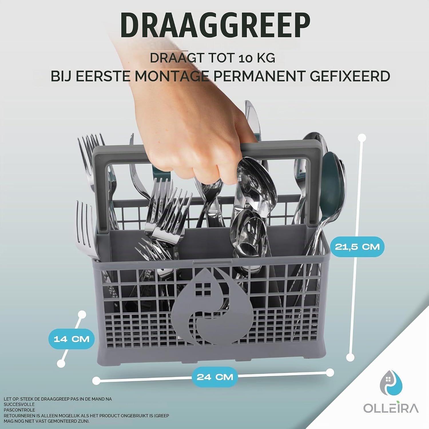 Vaatwasserbesteksmand | Bestekbak Vaatwasser | Universele pasvorm Stevige Vaatwasmand | Vaatrek Vaatwasser - Ideaal voor thuis