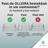 Vaatwasserbesteksmand | Bestekbak Vaatwasser | Universele pasvorm Stevige Vaatwasmand | Vaatrek Vaatwasser - Ideaal voor thuis
