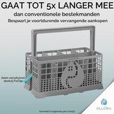 Vaatwasserbesteksmand | Bestekbak Vaatwasser | Universele pasvorm Stevige Vaatwasmand | Vaatrek Vaatwasser - Ideaal voor thuis
