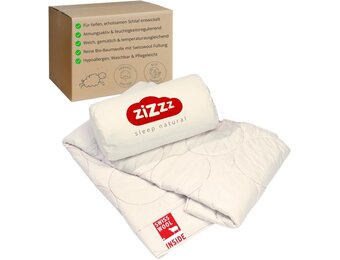 Zizzz Premium Wol Deken – Zachte en Warme Swisswool, Perfect voor 4 Seizoenen - Maat 220 x 240 cm