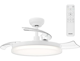 Philips LED, Bliss Plafondventilator met LED-lamp, Ø106 cm, Zwart