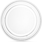 Angoily Draaiplateau van glas 25,5 cm voor magnetron, hittebestendig, onbreekbaar, vervangende draaiplaat, gemakkelijk te reinigen