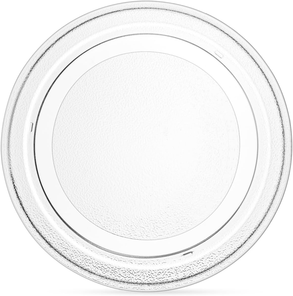 Angoily Draaiplateau van glas 25,5 cm voor magnetron, hittebestendig, onbreekbaar, vervangende draaiplaat, gemakkelijk te reinigen