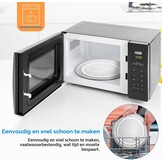 Angoily Draaiplateau van glas 25,5 cm voor magnetron, hittebestendig, onbreekbaar, vervangende draaiplaat, gemakkelijk te reinigen