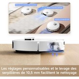 Dreame L10s Ultra Gen 2 Robotstofzuiger met Dweilfunctie - 10.000 Pa - Wit