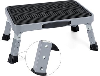 TreeLen Opstapkruk, Metaal, Zwart, 7-9 Inch - Maat 7-9 Inch