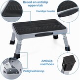 TreeLen Opstapkruk, Metaal, Zwart, 7-9 Inch - Maat 7-9 Inch
