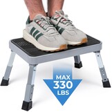 TreeLen Opstapkruk, Metaal, Zwart, 7-9 Inch - Maat 7-9 Inch