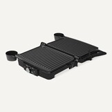 Amazon Basics Contactgrill - 2000 Watt - Met temperatuurregeling en anti-aanbaklaag - Zwart