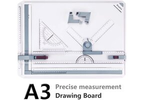 Tekentafel A3 metrisch & parallelle liniaal - 32% Korting!