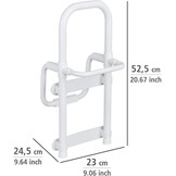 WENKO Secura Badinstaphulp - 150 kg draagvermogen - Aluminium - Wit
