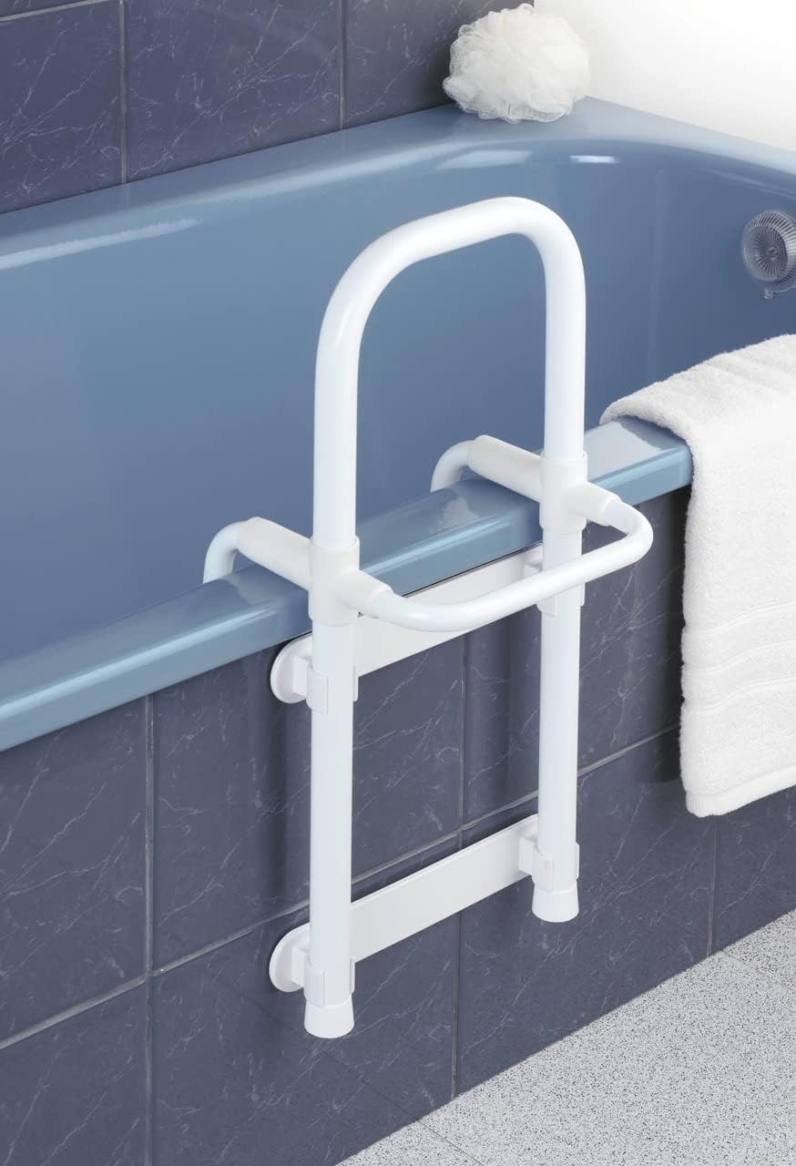 WENKO Secura Badinstaphulp - 150 kg draagvermogen - Aluminium - Wit