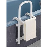 WENKO Secura Badinstaphulp - 150 kg draagvermogen - Aluminium - Wit