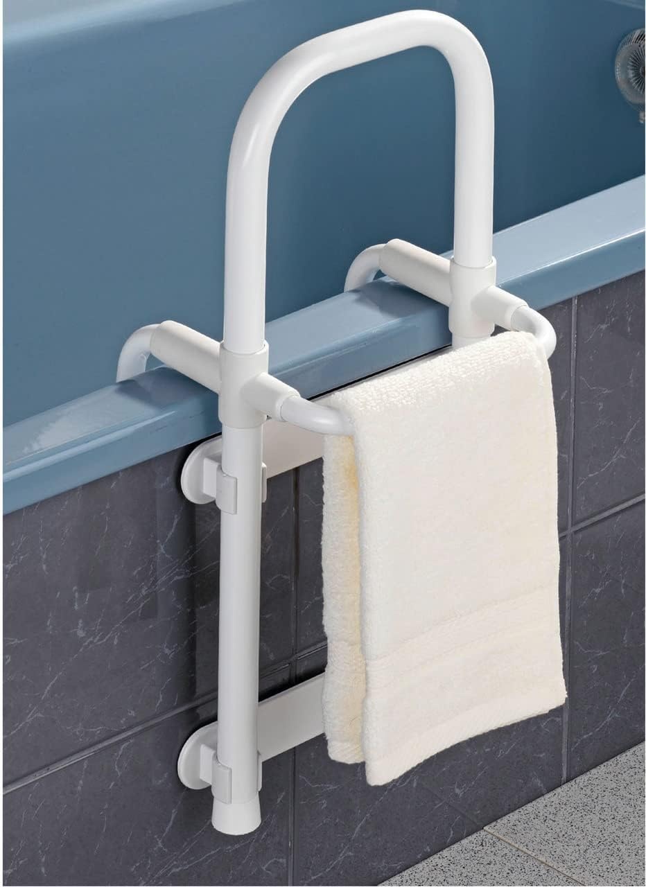 WENKO Secura Badinstaphulp - 150 kg draagvermogen - Aluminium - Wit