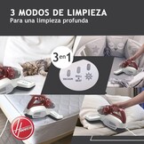 Hoover Mbc500Uv, Ultra Vortex Matrasreiniger, 20 W, 0.3L, Wit/Rood