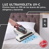 Hoover Mbc500Uv, Ultra Vortex Matrasreiniger, 20 W, 0.3L, Wit/Rood