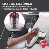 Hoover Mbc500Uv, Ultra Vortex Matrasreiniger, 20 W, 0.3L, Wit/Rood