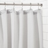 Amazon Basics Verstelbare Douchegordijnroede - Nikkel - 107 tot 185 cm