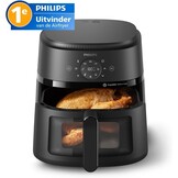 Philips Airfryer 2000 6,2L - RapidAir met kijkvenster - Maat 6.2 L (4-5 Personen)