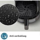 Philips Airfryer 2000 6,2L - RapidAir met kijkvenster - Maat 6.2 L (4-5 Personen)