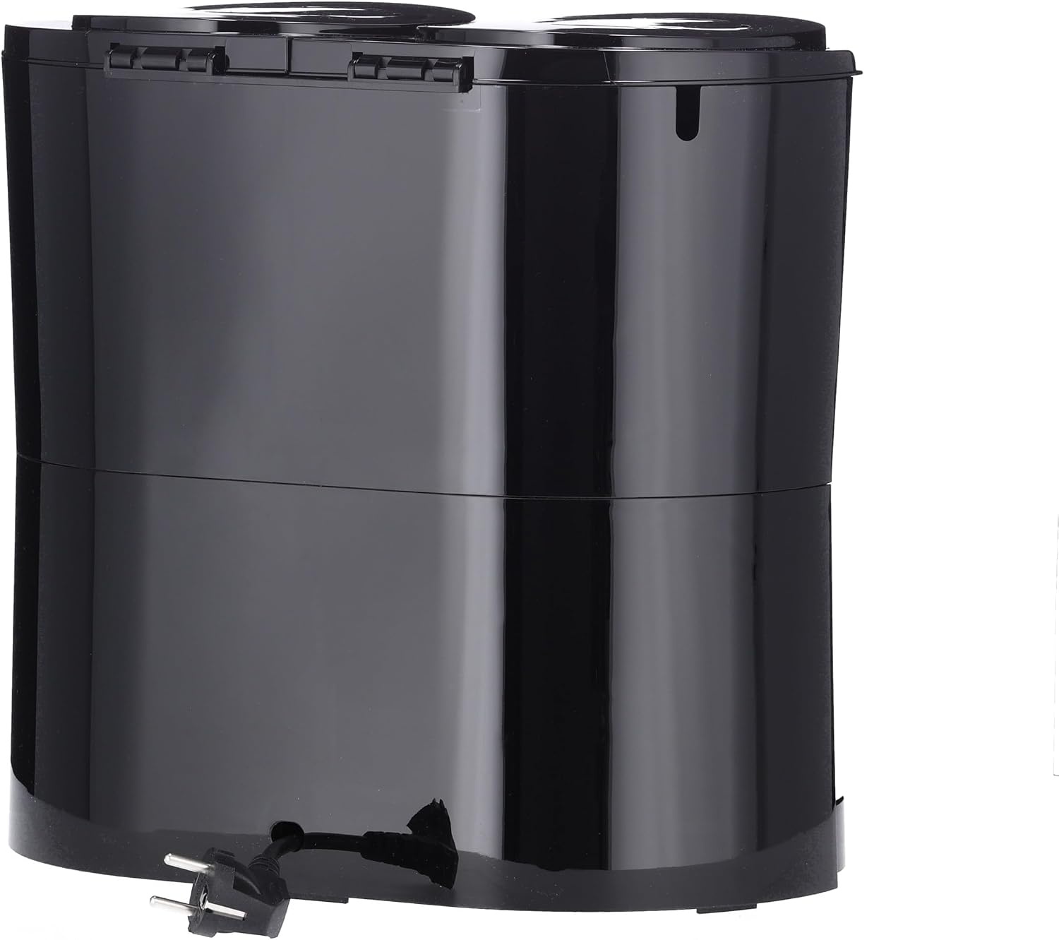 Severin Duo filterkoffiezetapparaat met thermoskan, koffiezetapparaat voor maximaal 16 kopjes, aantrekkelijke filtermachine met 2 thermoskannen, zwart, KA 9315