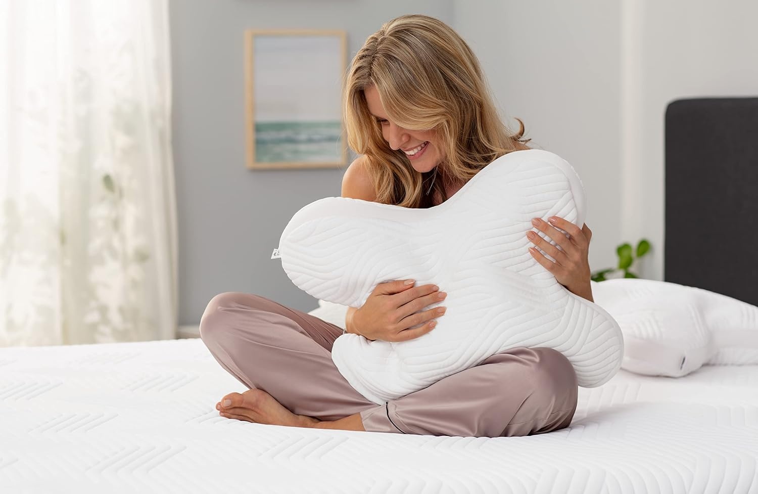 TEMPUR Ombracio Ergonomisch Hoofdkussen - 60 x 50 x 10 cm - Wit