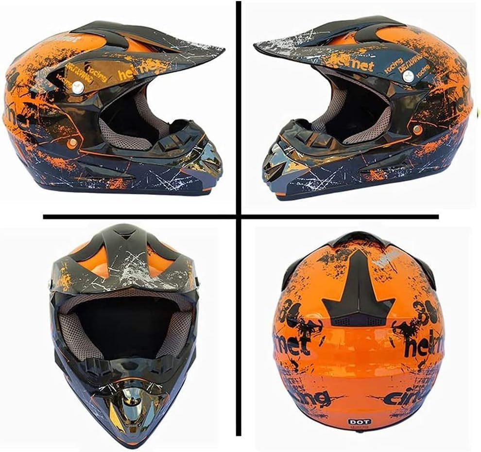 ZJRA Kinderhelm voor motor en sport - Maat S - Kleur 11