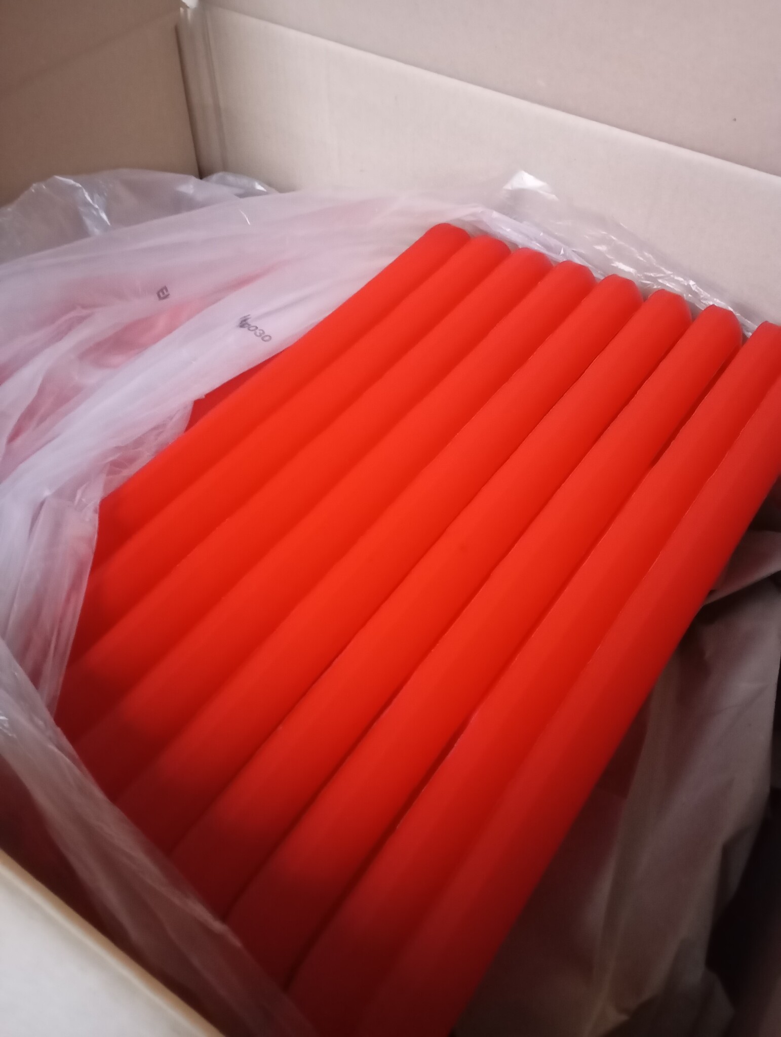 SUNDIS, opbergbox 30L, L46,5xB.36,5xH23cm, stapelbaar, rood, set van 10