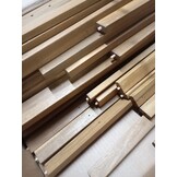 vidaXL Buiten Eindbank met kussen Naturel 115 x 83 x 73 cm