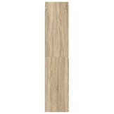 vidaXL Wand Gemonteerde Badkamerkast Sonoma Eiken 33 x 34,5 x 160 cm