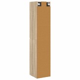vidaXL Wand Gemonteerde Badkamerkast Sonoma Eiken 33 x 34,5 x 160 cm