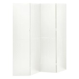 Wit Kamerscherm met 4 Panelen - 160x180 cm met 35% Korting