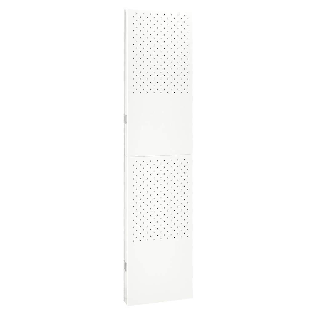 Wit Kamerscherm met 4 Panelen - 160x180 cm met 35% Korting