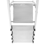 Huishoudtrap - 6 treden - aluminium - 3,20 m werkhoogte