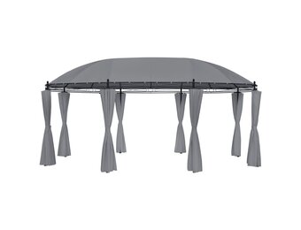 VidaXL Prieel Antraciet 520x349cm - 60% Korting