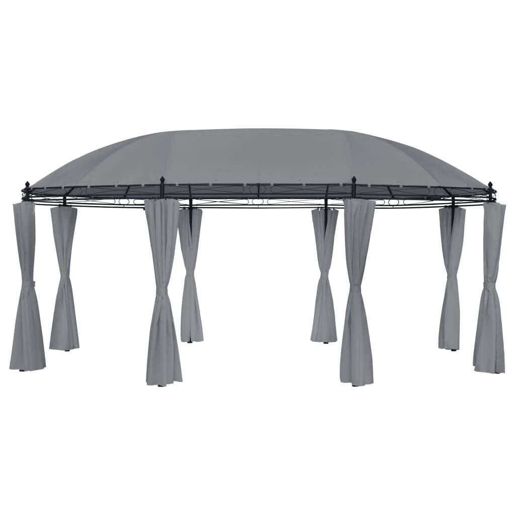 VidaXL Prieel Antraciet 520x349cm - 60% Korting
