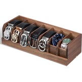 Acaciahout Riem Organizer met 7 Vakken - Bruin - 57% Korting
