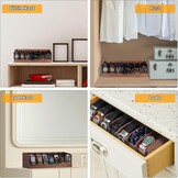 Acaciahout Riem Organizer met 7 Vakken - Bruin - 57% Korting