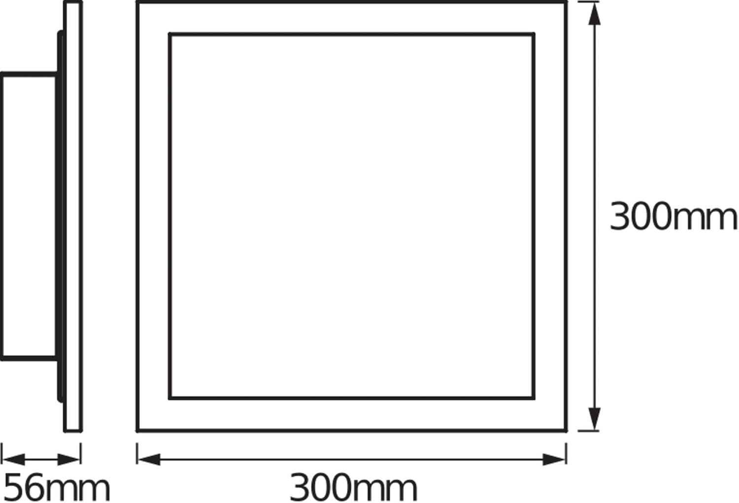 OSRAM Planon Plus LED Paneel 30x30cm - Slim & Instelbaar Wit Licht - 33% Korting