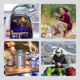 Esbit Thermosfles RVS 750ml Stone Grey (33% Korting)