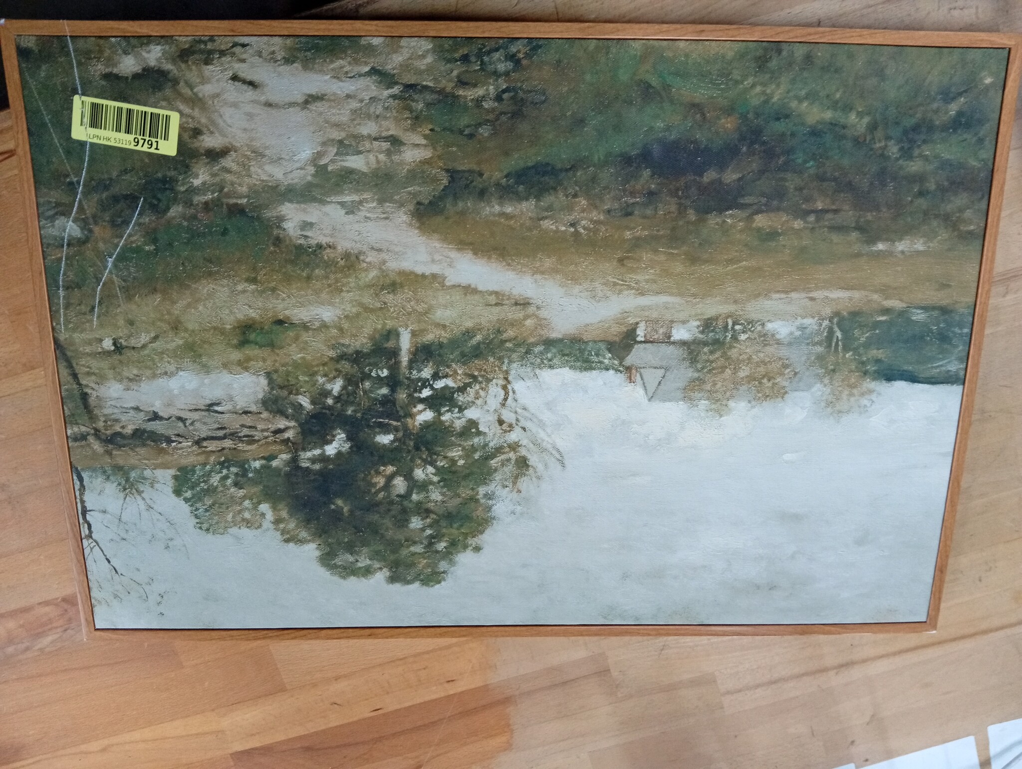 Vintage Canvas Kunst 'Arkville Landschap' - 56% Korting - 60x40cm