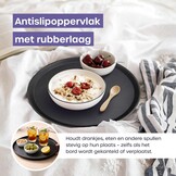 Rond Antislip Dienblad Zwart 28cm - 37% Korting
