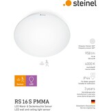 Steinel LED Plafondlamp met HF-sensor, 28cm Wit - 33% Korting