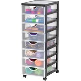 Iris Ohyama Ladekast Organizer Zwart - 8 Laden, 58% Korting!