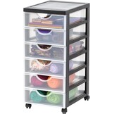Iris Ohyama Ladekast Organizer Zwart - 8 Laden, 58% Korting!