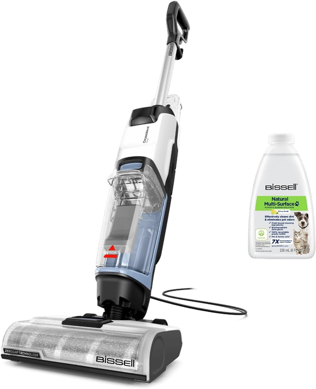 BISSELL CrossWave Edge Nat & Droog Stofzuiger - Zwart/Wit (34% Korting)