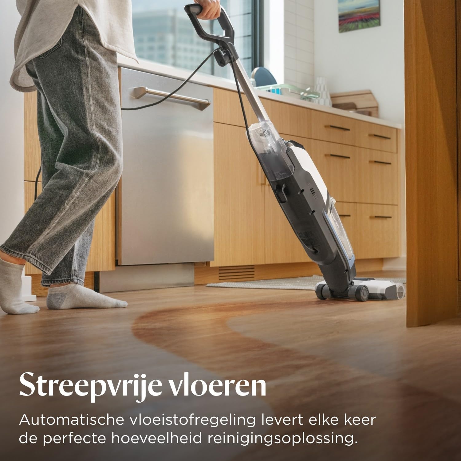 BISSELL CrossWave Edge Nat & Droog Stofzuiger - Zwart/Wit (34% Korting)