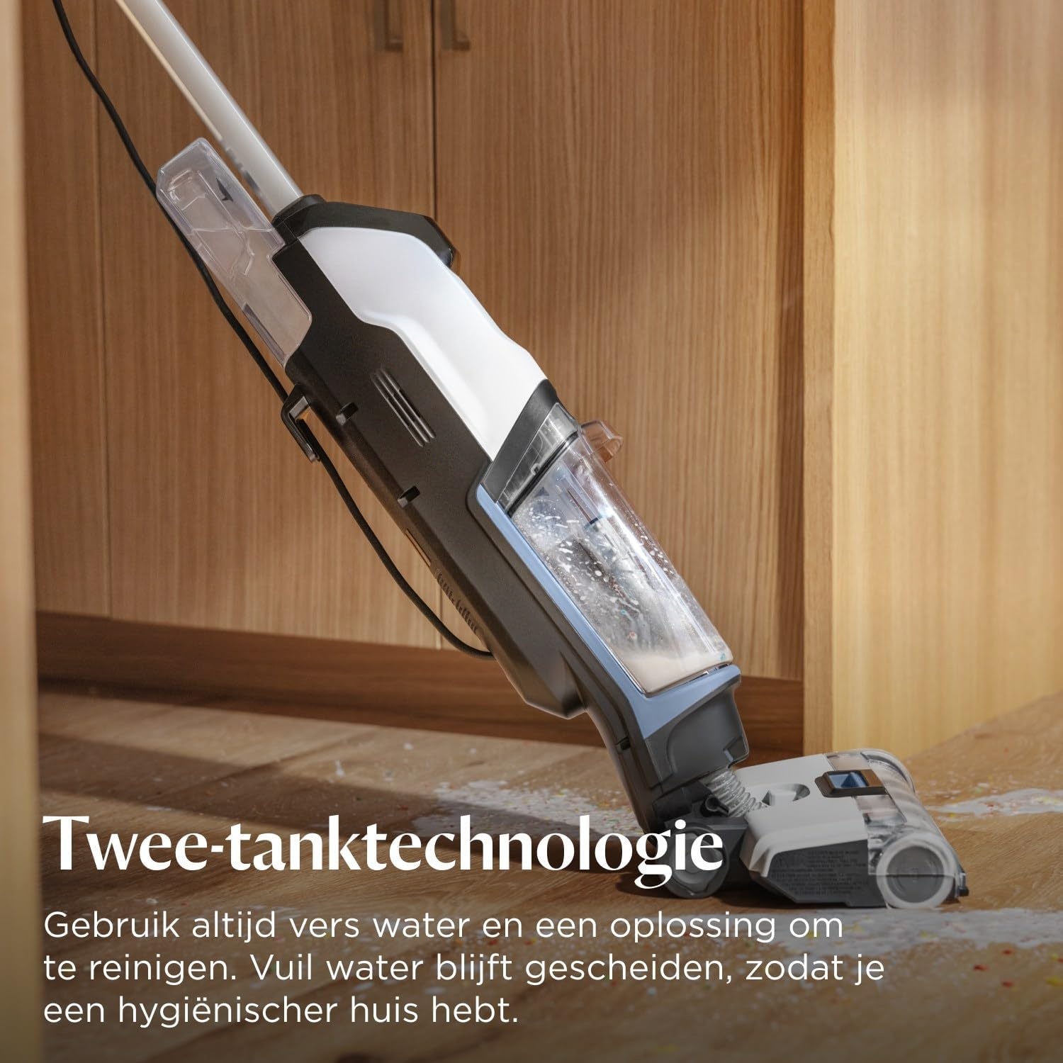 BISSELL CrossWave Edge Nat & Droog Stofzuiger - Zwart/Wit (34% Korting)