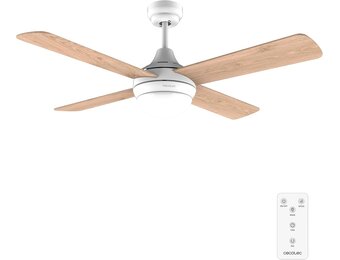 Plafondventilator met LED & Afstandsbediening - 106 cm Houtkleur - 34% Korting
