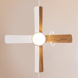 Plafondventilator met LED & Afstandsbediening - 106 cm Houtkleur - 34% Korting